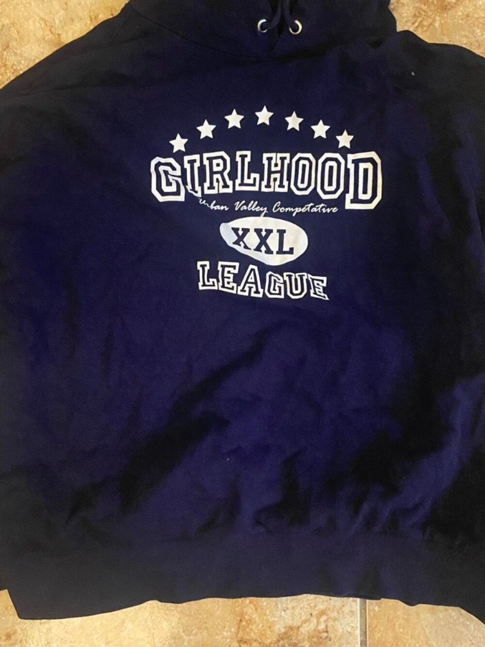 navy blue girlhood league hoodie Size M #girlhoodleague #hoodie #sweatshirt
